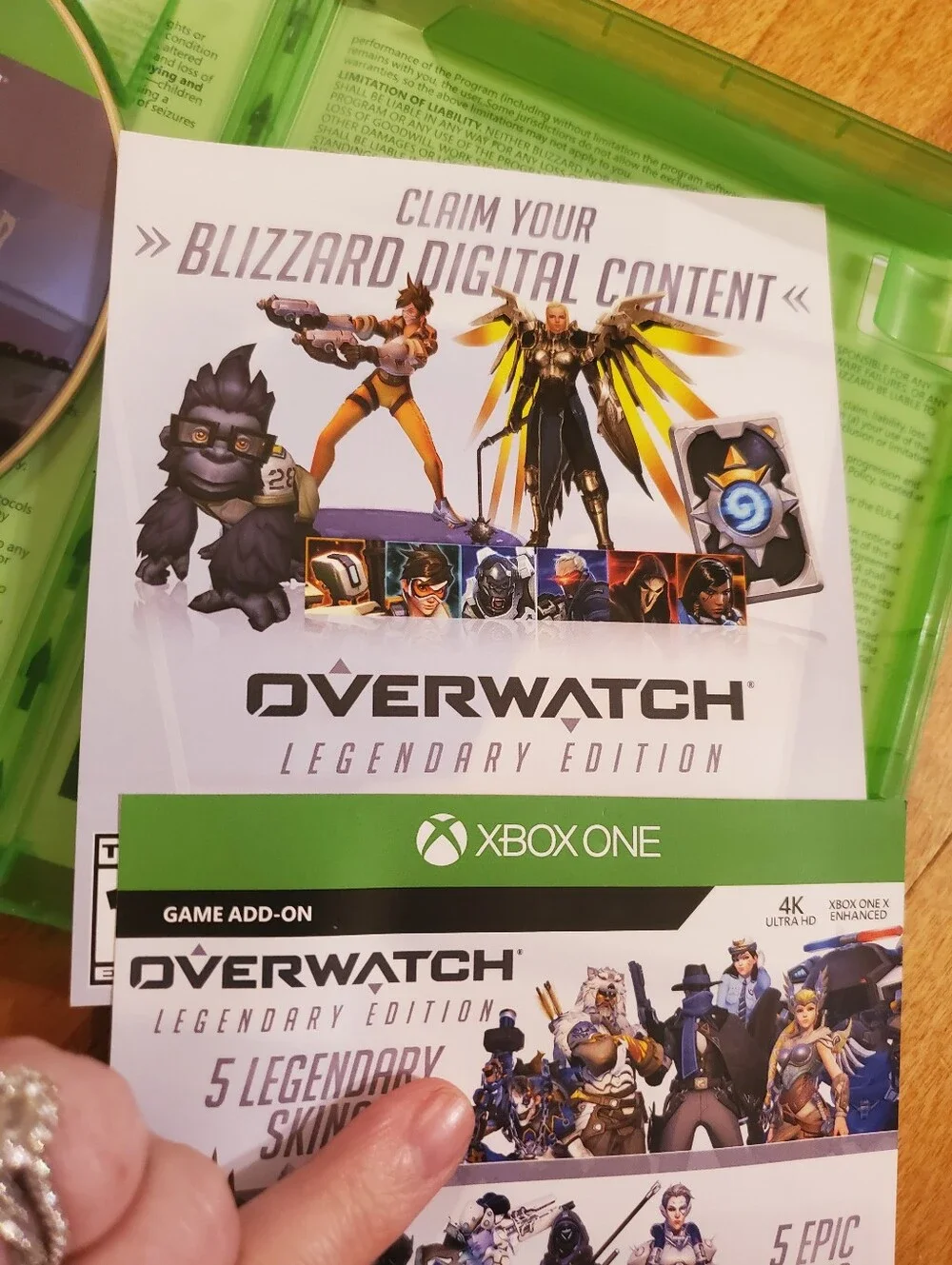 Overwatch - Legendary Edition - Xbox One - CIB Complete in Box with Code Sheet